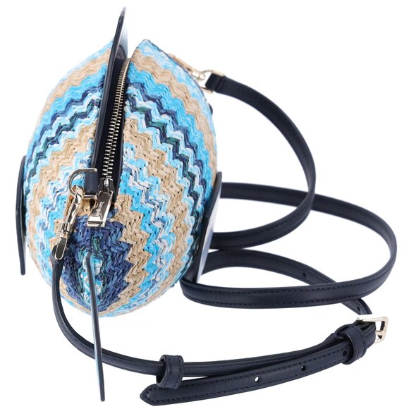 Kate Spade KG739 What A Catch 3D Fish Crossbody Novelty Blue Multi - Picture 3 of 8